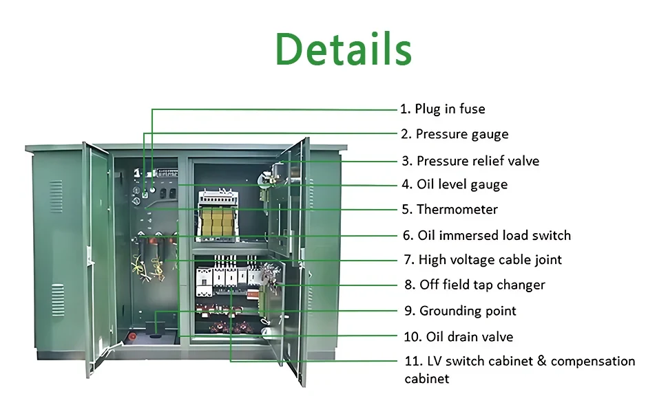 YB6 33kV American Prefabricated Box Substation