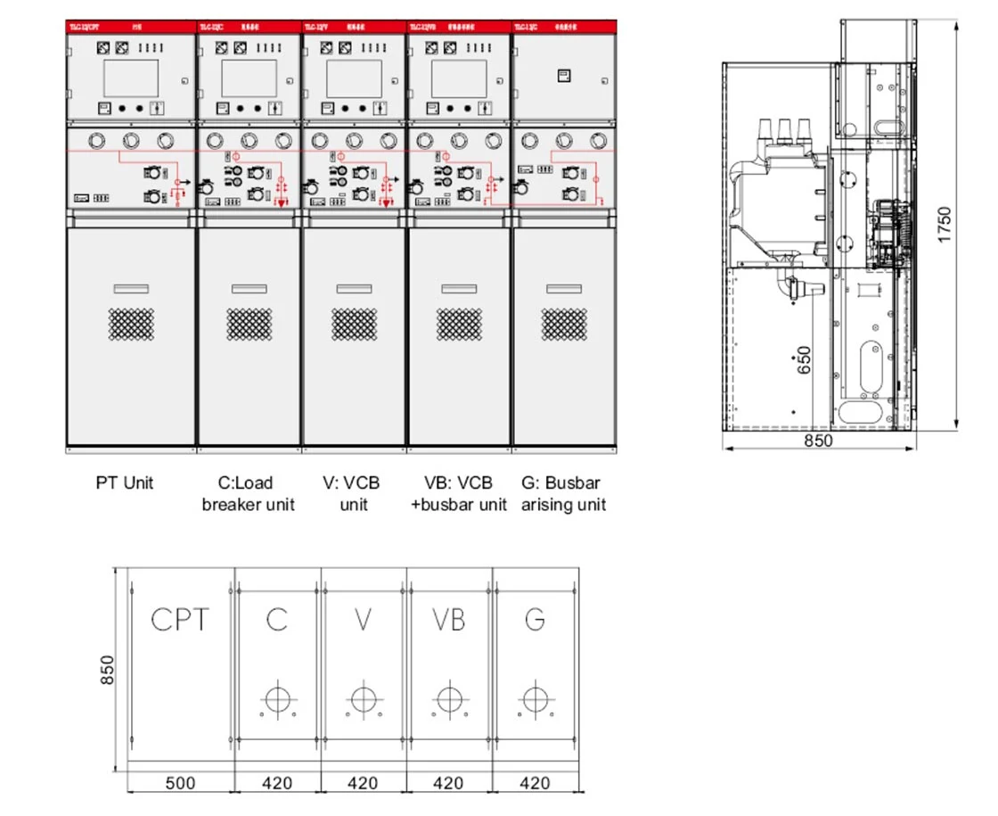KYN28 24kV Armored Removable Switchgear
