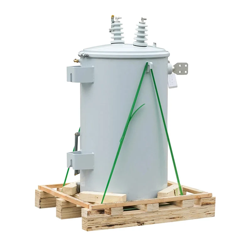 Máy biến áp dầu gắn cực một pha